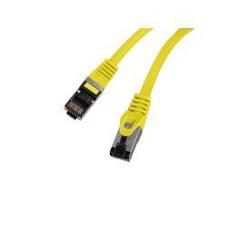 PATCHCORD CAT.8.1 S/FTP LSZH CU 1.5M YELLOW FLUKE PASSED LANBERG