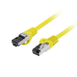PATCHCORD CAT.8.1 S/FTP LSZH CU 3M YELLOW FLUKE PASSED LANBERG