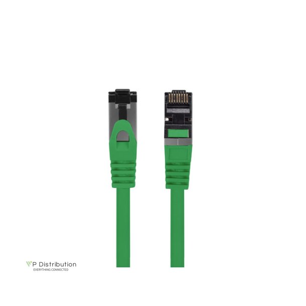 PATCHCORD CAT.8.1 S/FTP LSZH CU 0.25M GREEN FLUKE PASSED LANBERG
