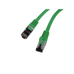 PATCHCORD CAT.8.1 S/FTP LSZH CU 1.5M GREEN FLUKE PASSED LANBERG