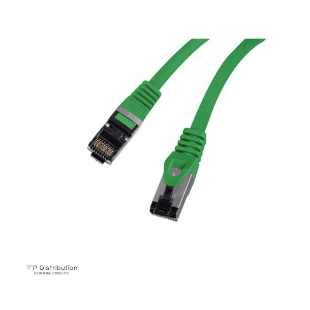 PATCHCORD CAT.8.1 S/FTP LSZH CU 2M GREEN FLUKE PASSED LANBERG