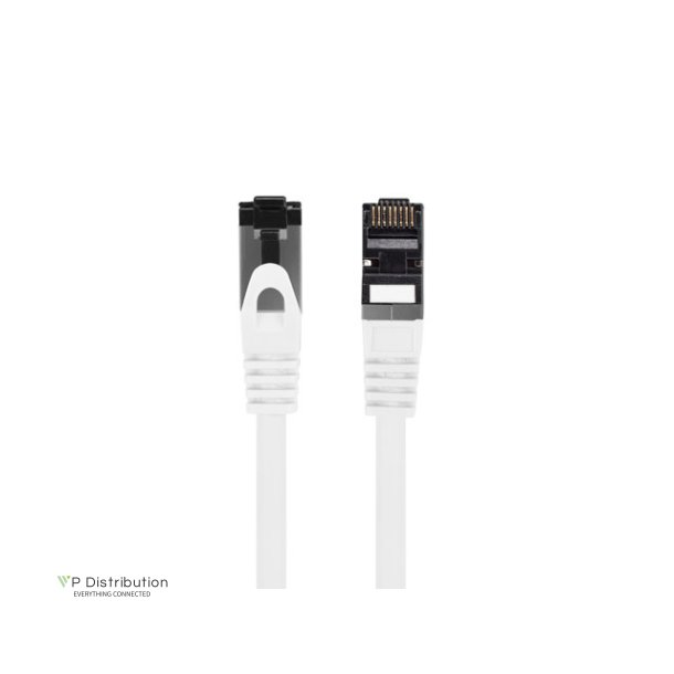 PATCHCORD CAT.8.1 S/FTP LSZH CU 3M WHITE FLUKE PASSED LANBERG