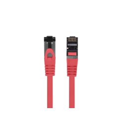 PATCHCORD CAT.8.1 S/FTP LSZH CU 0.25M RED FLUKE PASSED LANBERG