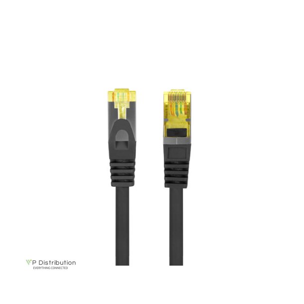 PATCHCORD CAT.6A S/FTP LSZH CU 3M BLACK FLUKE PASSED LANBERG