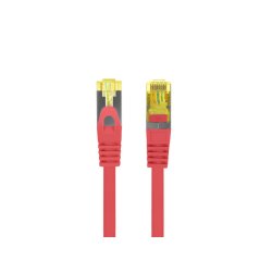 PATCHCORD CAT.6A S/FTP LSZH CU 3M RED FLUKE PASSED LANBERG