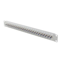 PATCH PANEL 24 PORT 1U F-TYPE CONNECTOR GREY LANBERG