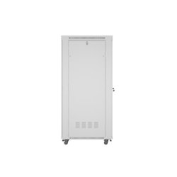 RACK CABINET 19" FREE-STANDING 42U/800X1000 (FLAT PACK) WITH GLASS DOOR LCD GREY LANBERG V2