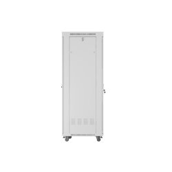 RACK CABINET 19" FREE-STANDING 42U/600X800 (FLAT PACK) WITH GLASS DOOR LCD GREY LANBERG V2