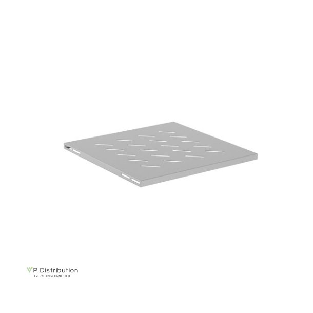 19" FIXED SHELF 1U/480X475MM MAX LOAD CAPACITY UP TO 120KG GREY LANBERG