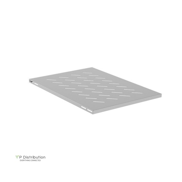 19" FIXED SHELF 1U/480X675MM MAX LOAD CAPACITY UP TO 120KG GREY LANBERG