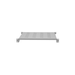 19" FIXED SHELF 1U/483X500MM MAX LOAD CAPACITY UP TO 25KG GREY LANBERG