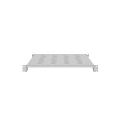 19" FIXED SHELF 1U/483X700MM MAX LOAD CAPACITY UP TO 25KG GREY LANBERG