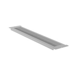 19" FREE-STANDING (FF01 WITH LCD PANEL) CABLE ENTRY BRUSH PANEL GREY LANBERG AK-1106-S