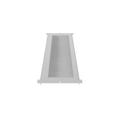 19" FREE-STANDING (FF01 WITH LCD PANEL) CABLE ENTRY BRUSH PANEL GREY LANBERG AK-1106-S