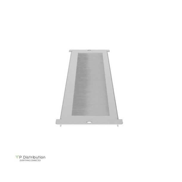 19" FREE-STANDING (FF01 WITH LCD PANEL) CABLE ENTRY BRUSH PANEL GREY LANBERG AK-1106-S