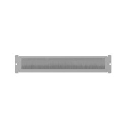 19" FREE-STANDING (FF01 WITH LCD PANEL) CABLE ENTRY BRUSH PANEL GREY LANBERG AK-1106-S