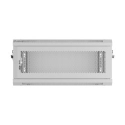 RACK CABINET 19" WALL-MOUNT 4U/600X450 (FLAT PACK) WITH PERFORATED DOOR GREY LANBERG