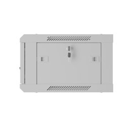 RACK CABINET 19" WALL-MOUNT 4U/600X450 (FLAT PACK) WITH PERFORATED DOOR GREY LANBERG