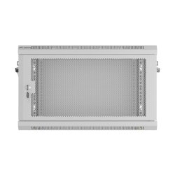 RACK CABINET 19" WALL-MOUNT 6U/600X450 (FLAT PACK) WITH PERFORATED DOOR GREY LANBERG