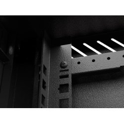 RACK CABINET 10" WALL-MOUNT 4U/300X300 (FLAT PACK) WITH GLASS DOOR BLACK LANBERG