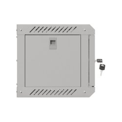 RACK CABINET 10" WALL-MOUNT 4U/300X300 (FLAT PACK) WITH GLASS DOOR GREY LANBERG