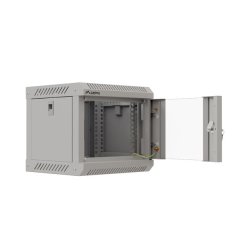 RACK CABINET 10" WALL-MOUNT 4U/300X300 (FLAT PACK) WITH GLASS DOOR GREY LANBERG