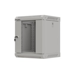 RACK CABINET 10" WALL-MOUNT 6U/300X300 (FLAT PACK) WITH GLASS DOOR GREY LANBERG