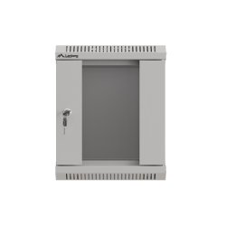 RACK CABINET 10" WALL-MOUNT 6U/300X300 (FLAT PACK) WITH GLASS DOOR GREY LANBERG