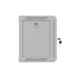 RACK CABINET 10" WALL-MOUNT 6U/300X300 (FLAT PACK) WITH GLASS DOOR GREY LANBERG