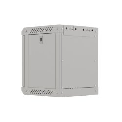 RACK CABINET 10" WALL-MOUNT 6U/300X300 (FLAT PACK) WITH GLASS DOOR GREY LANBERG