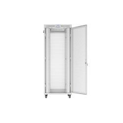 RACK CABINET 19" FREE-STANDING 42U/800X1000 (FLAT PACK) WITH MESH DOOR LCD GREY LANBERG
