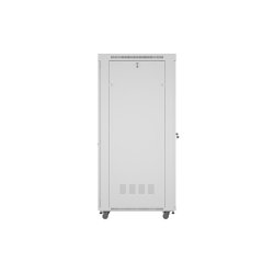 RACK CABINET 19" FREE-STANDING 42U/800X1000 (FLAT PACK) WITH MESH DOOR LCD GREY LANBERG