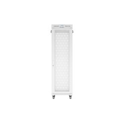 RACK CABINET 19" FREE-STANDING 42U/600X800 (FLAT PACK) WITH MESH DOOR LCD GREY LANBERG