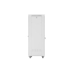 RACK CABINET 19" FREE-STANDING 42U/600X800 (FLAT PACK) WITH MESH DOOR LCD GREY LANBERG