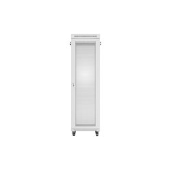 RACK CABINET 19" FREE-STANDING 42U/600X800 (FLAT PACK) WITH MESH DOOR LCD GREY LANBERG