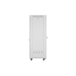 RACK CABINET 19" FREE-STANDING 42U/600X800 (FLAT PACK) WITH MESH DOOR LCD GREY LANBERG