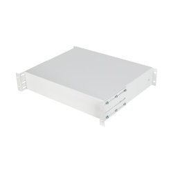 19" DRAWER 2U/483X360MM MAX LOAD CAPACITY UP TO 90KG 4 POINT ASSEMBLY GREY LANBERG