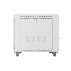 RACK CABINET 19" FREE-STANDING 15U/800X1000 (FLAT PACK) WITH MESH DOOR LCD GREY LANBERG