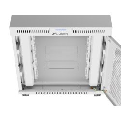 RACK CABINET 19" FREE-STANDING 15U/800X1000 (FLAT PACK) WITH MESH DOOR LCD GREY LANBERG