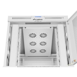 RACK CABINET 19" FREE-STANDING 15U/800X1000 (FLAT PACK) WITH MESH DOOR LCD GREY LANBERG