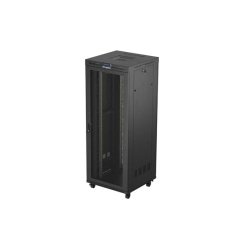 RACK CABINET 19" FREE-STANDING 42U/800X800 (FLAT PACK) WITH MESH DOOR LCD BLACK LANBERG