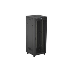RACK CABINET 19" FREE-STANDING 42U/800X800 (FLAT PACK) WITH MESH DOOR LCD BLACK LANBERG