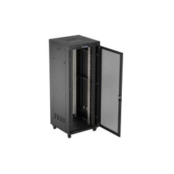 RACK CABINET 19" FREE-STANDING 42U/800X800 (FLAT PACK) WITH MESH DOOR LCD BLACK LANBERG
