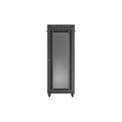 RACK CABINET 19" FREE-STANDING 42U/800X800 (FLAT PACK) WITH MESH DOOR LCD BLACK LANBERG