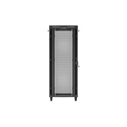 RACK CABINET 19" FREE-STANDING 42U/800X800 (FLAT PACK) WITH MESH DOOR LCD BLACK LANBERG
