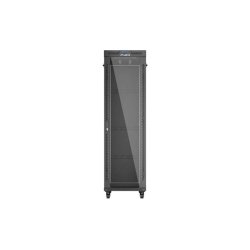 RACK CABINET 19" FREE-STANDING 42U/600X1200 (FLAT PACK) WITH GLASS DOOR LCD BLACK LANBERG