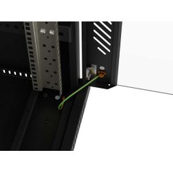 RACK CABINET 19" FREE-STANDING 42U/600X1200 (FLAT PACK) WITH GLASS DOOR LCD BLACK LANBERG