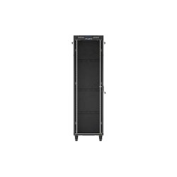 RACK CABINET 19" FREE-STANDING 42U/600X1200 (FLAT PACK) WITH GLASS DOOR LCD BLACK LANBERG