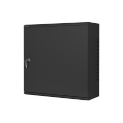 RACK CABINET 19" WALL-MOUNT 6U+3U/540X200 LOW-PROFILE BLACK LANBERG (ASSEMBLED)