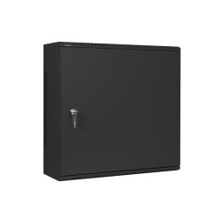 RACK CABINET 19" WALL-MOUNT 6U+3U/540X200 LOW-PROFILE BLACK LANBERG (ASSEMBLED)